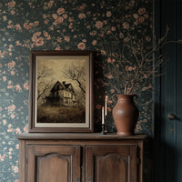 Forgotten Home Among Bare Branches