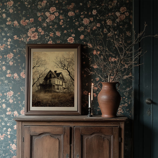 Forgotten Home Among Bare Branches