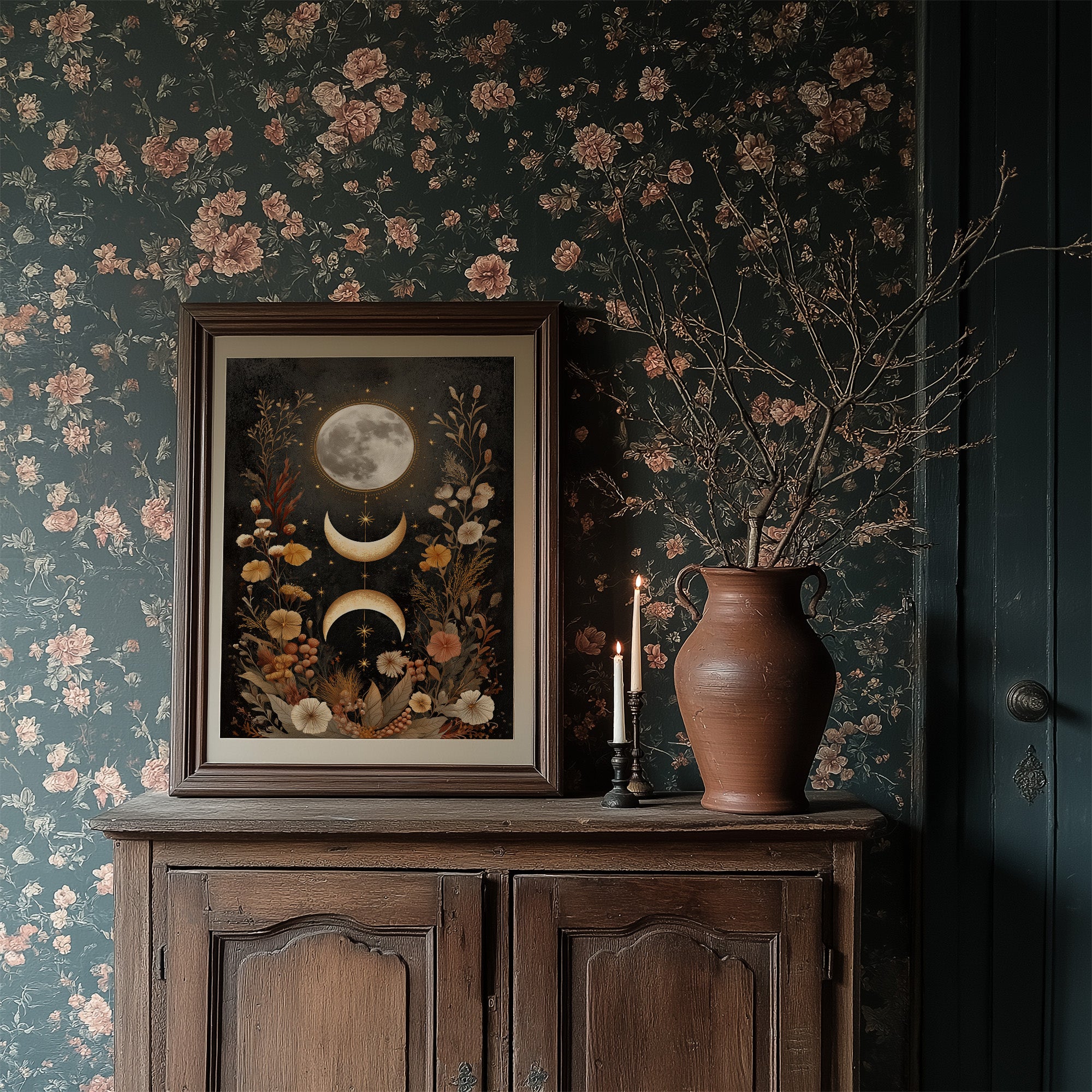 Lunar Garden Between Cosmic Tides