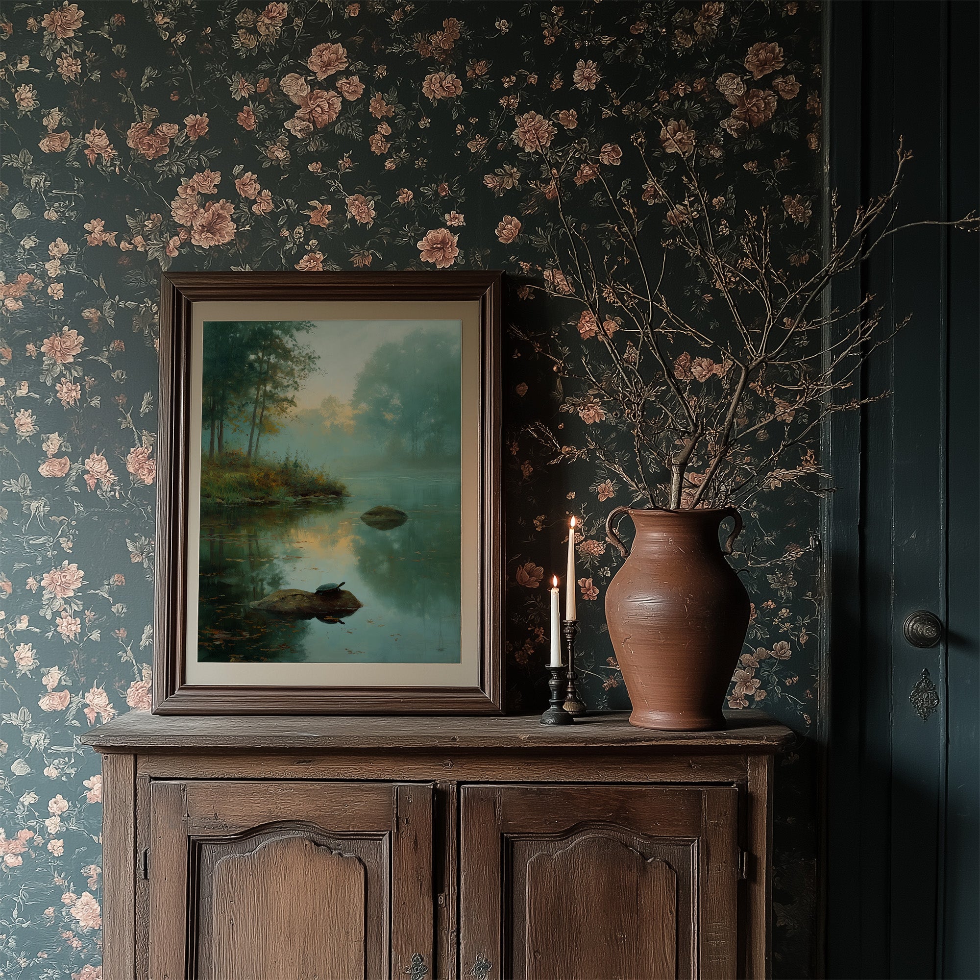 Turtle's Rest In Morning Mist