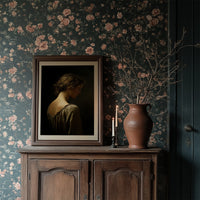 Golden Light On Timeless Portrait