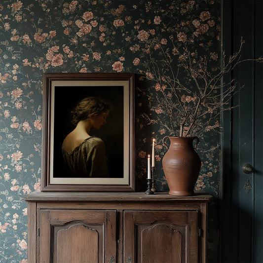 Golden Light On Timeless Portrait