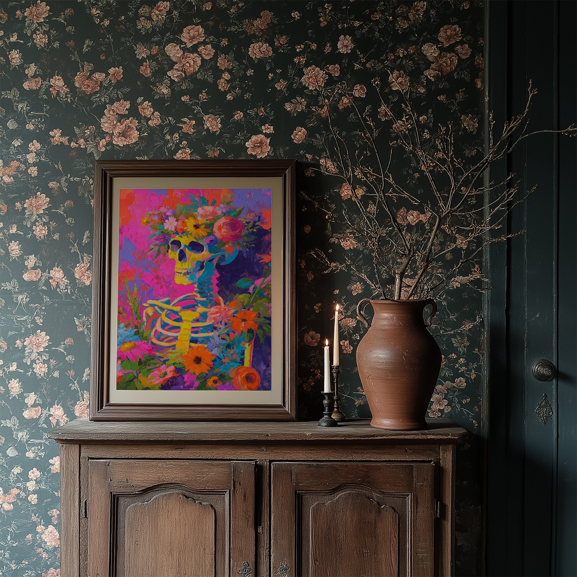 Vibrant Bones Bloom With Life