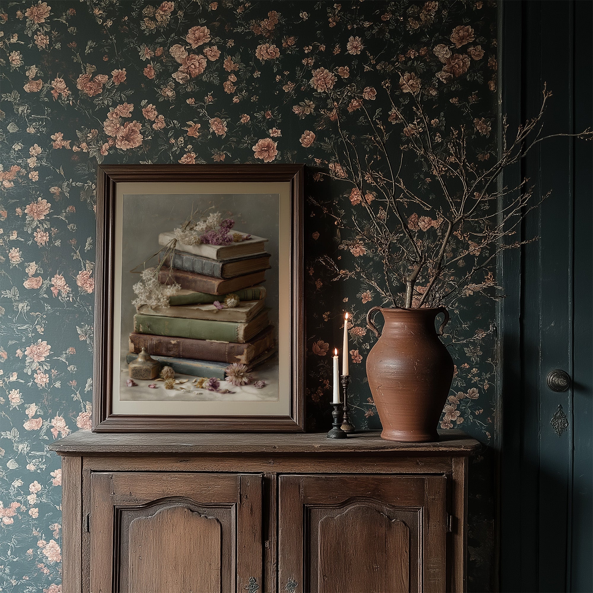 Faded Spines Collect Dried Blooms