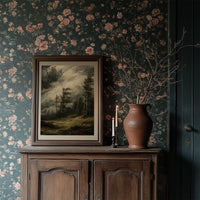 Storm Bends Pines Against Sky