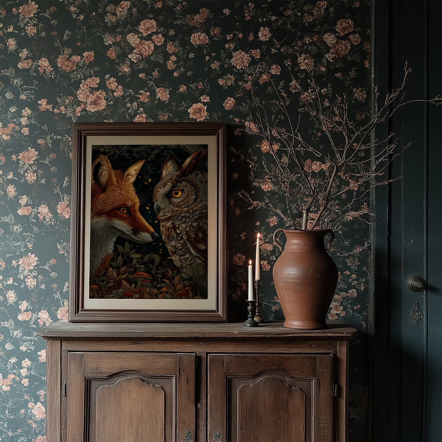 Dusk Meets Night's Golden Gaze