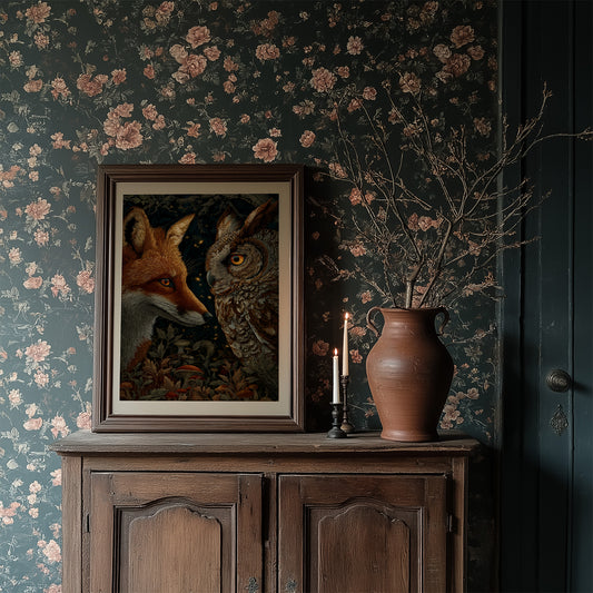 Dusk Meets Night's Golden Gaze