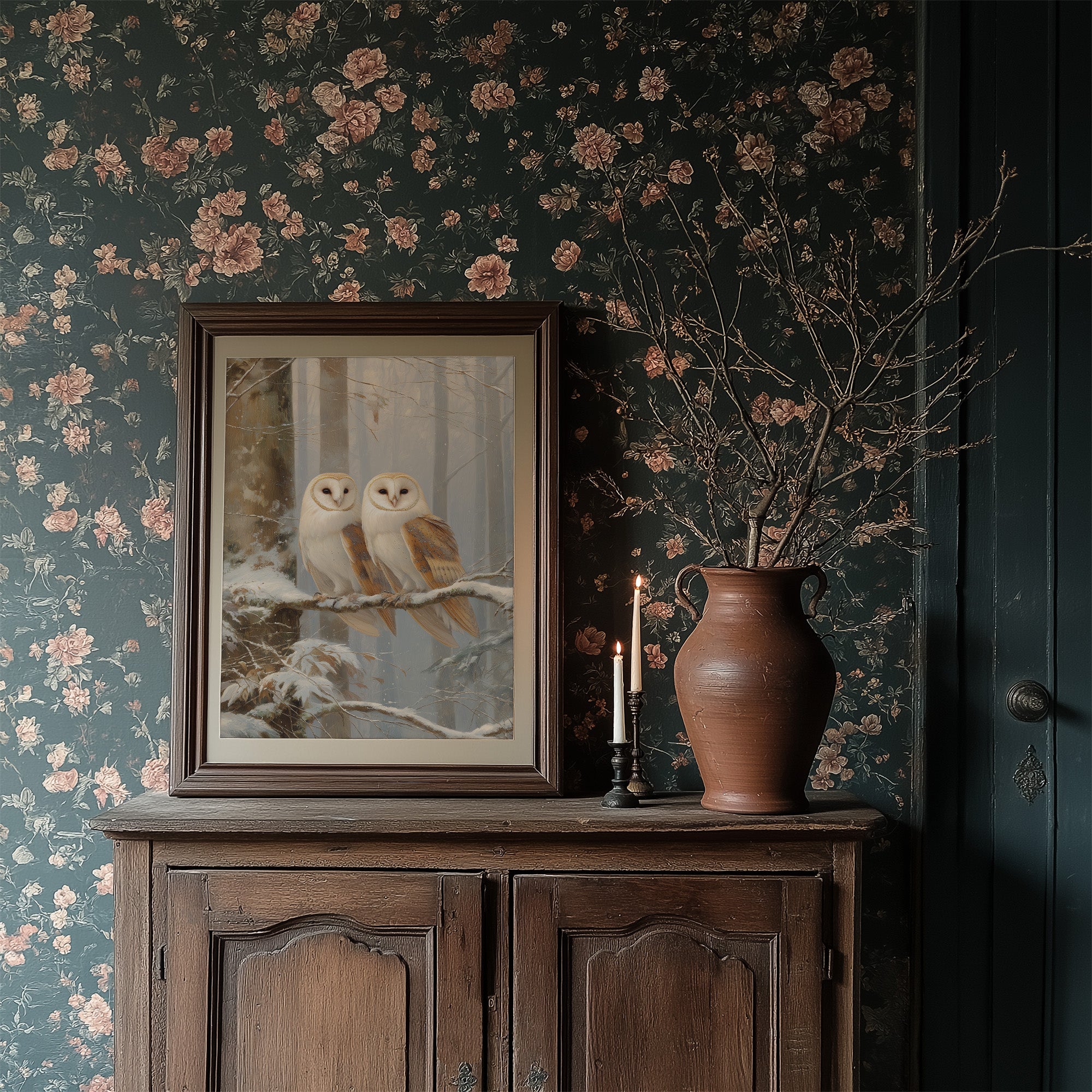 Sentinels Of Winter's Quiet Forest