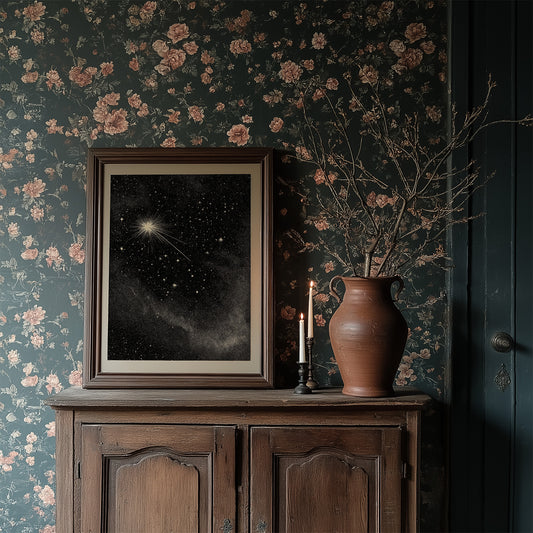 Celestial Beacon Calls Through Night