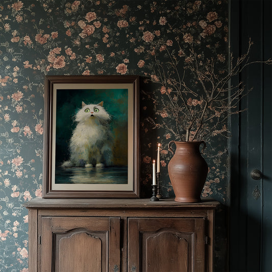 Emerald Eyes Meet Midnight Wonder