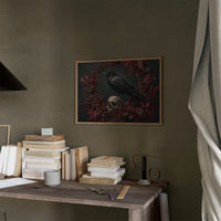 Raven's Crimson Autumn Vigil