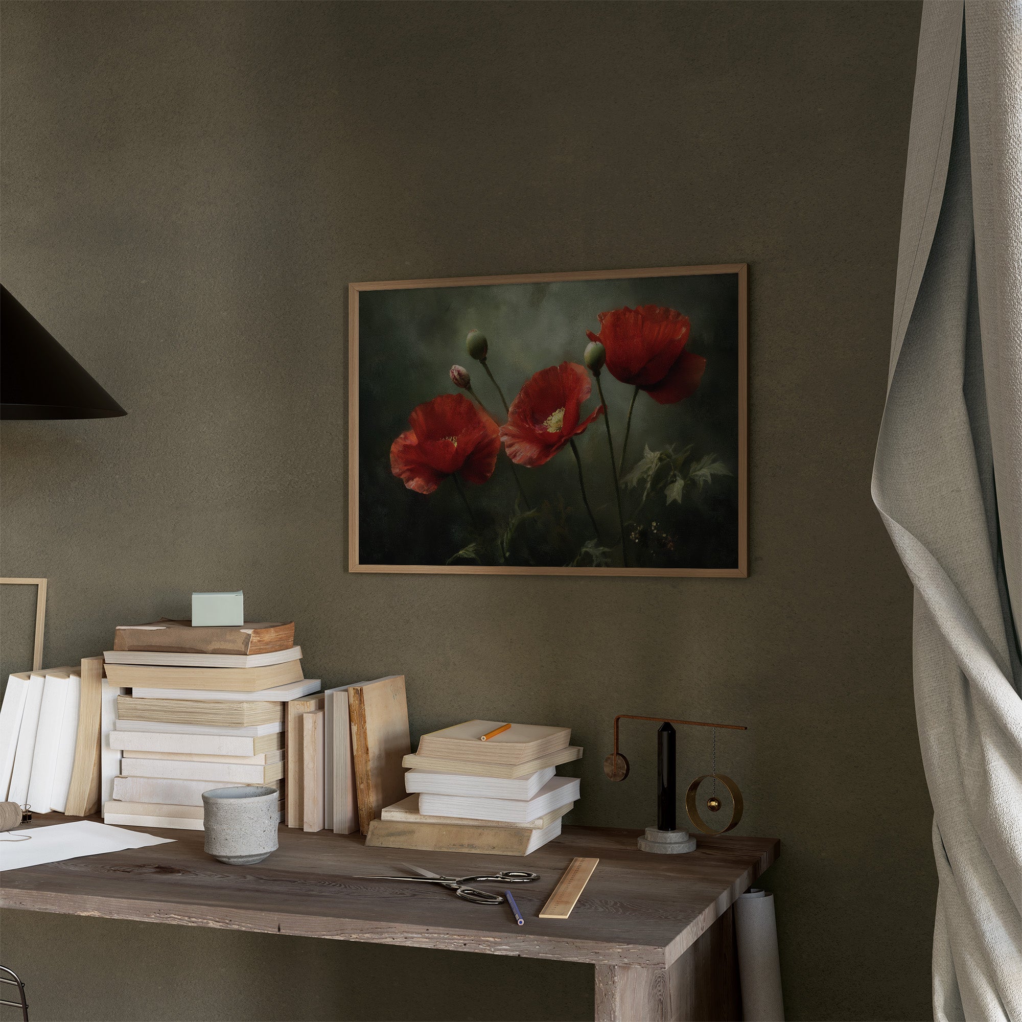 Scarlet Blooms Among Literary Worlds