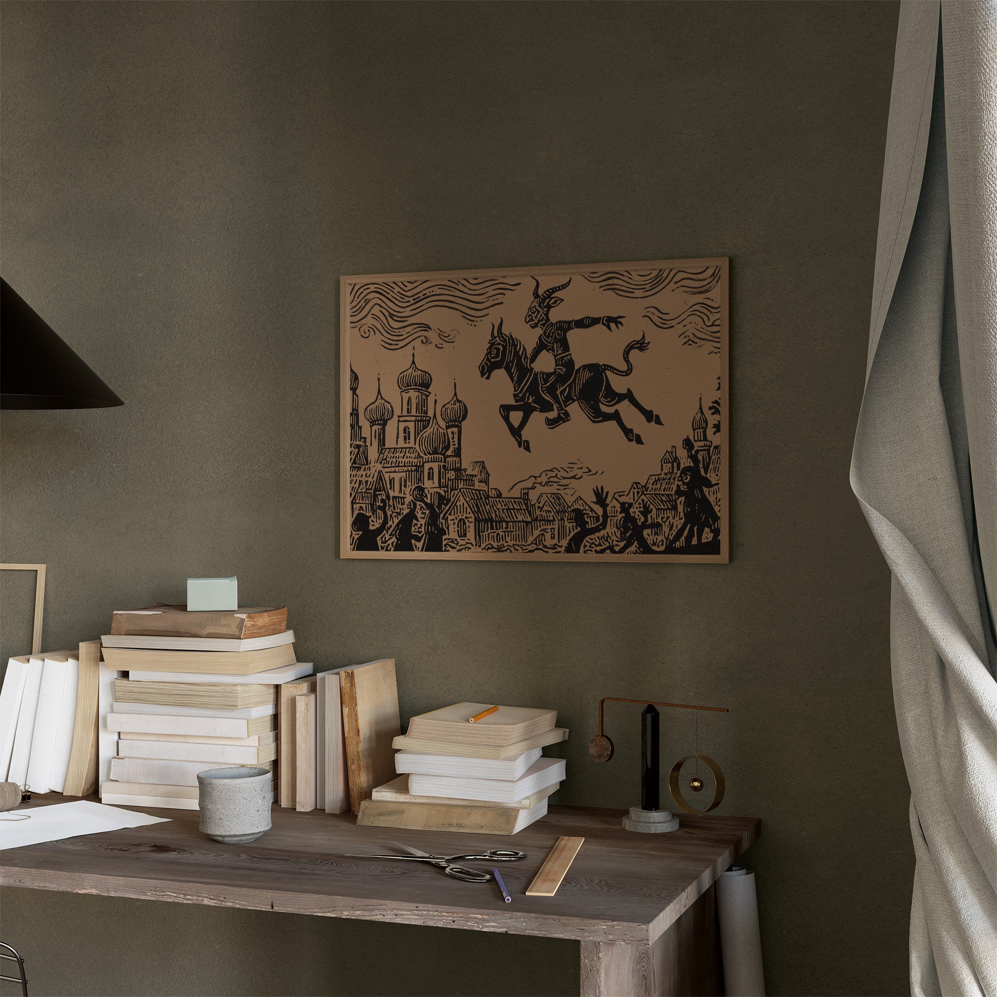 Ancient Riders Cross Storybook Skies