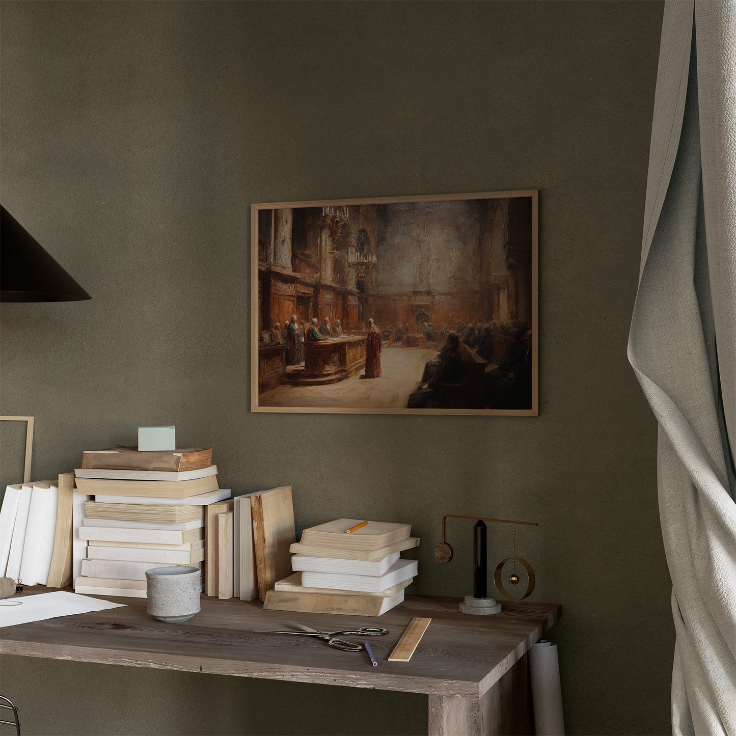 Scholarly Halls Meet Classical Canvas