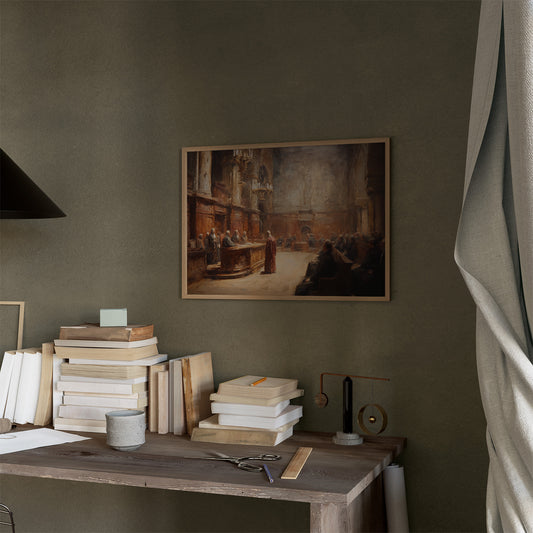 Scholarly Halls Meet Classical Canvas