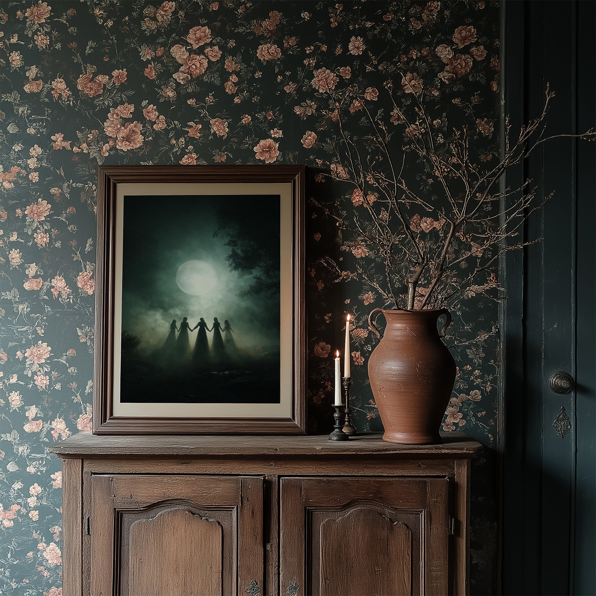 Moonlit Circle Of Ancient Ritual