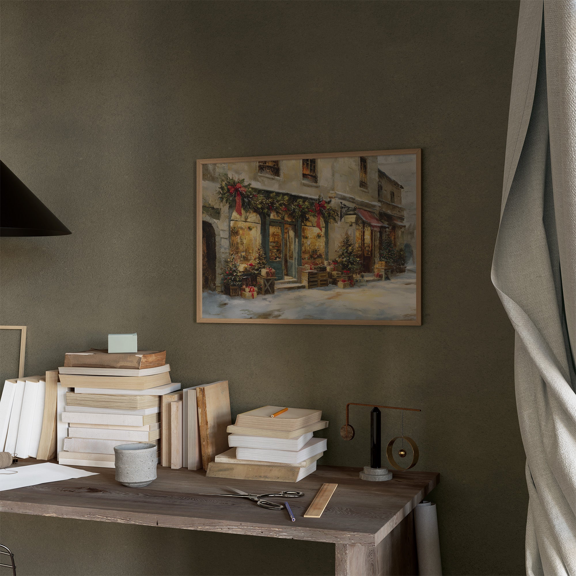 Festive Shops Await December Snow