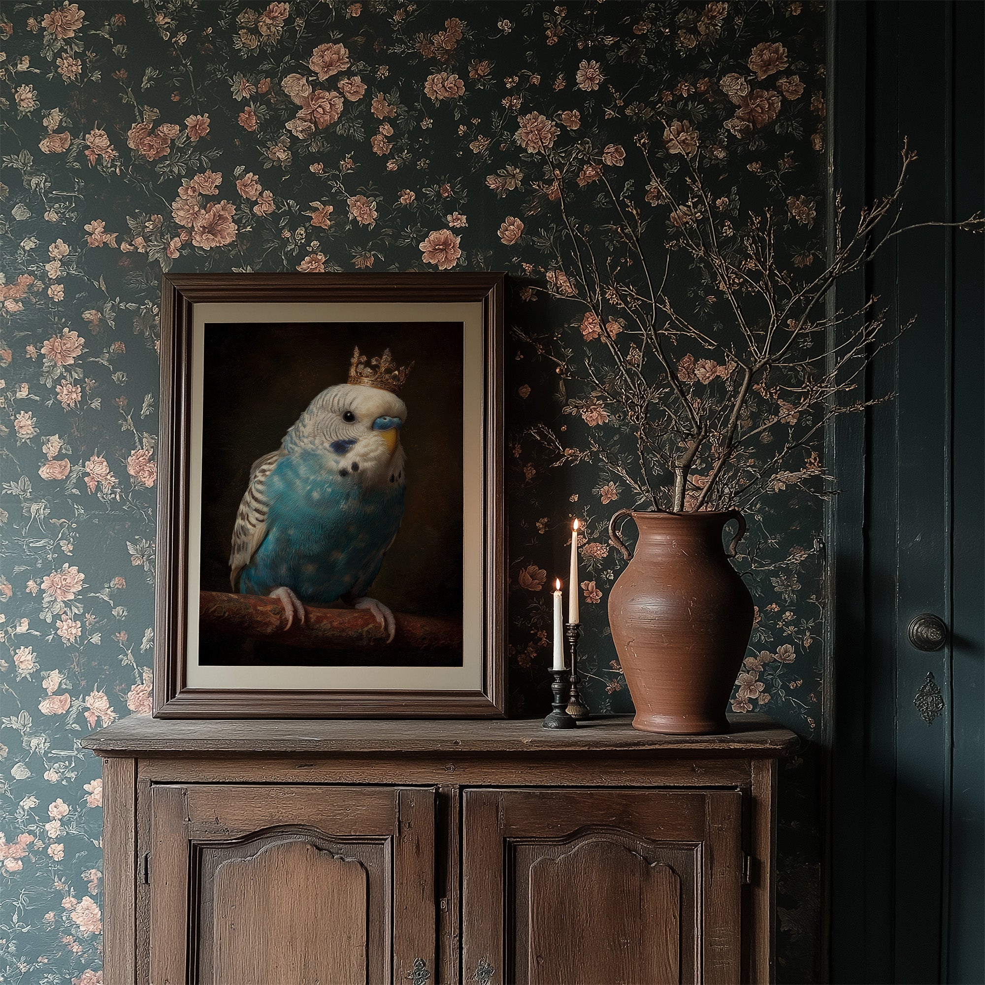 Royal Plumage In Midnight Court