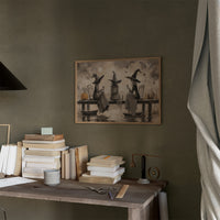 Moonlit Sisters Toast Autumn Spirits