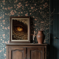 Amber Gaze From Ancient Depths