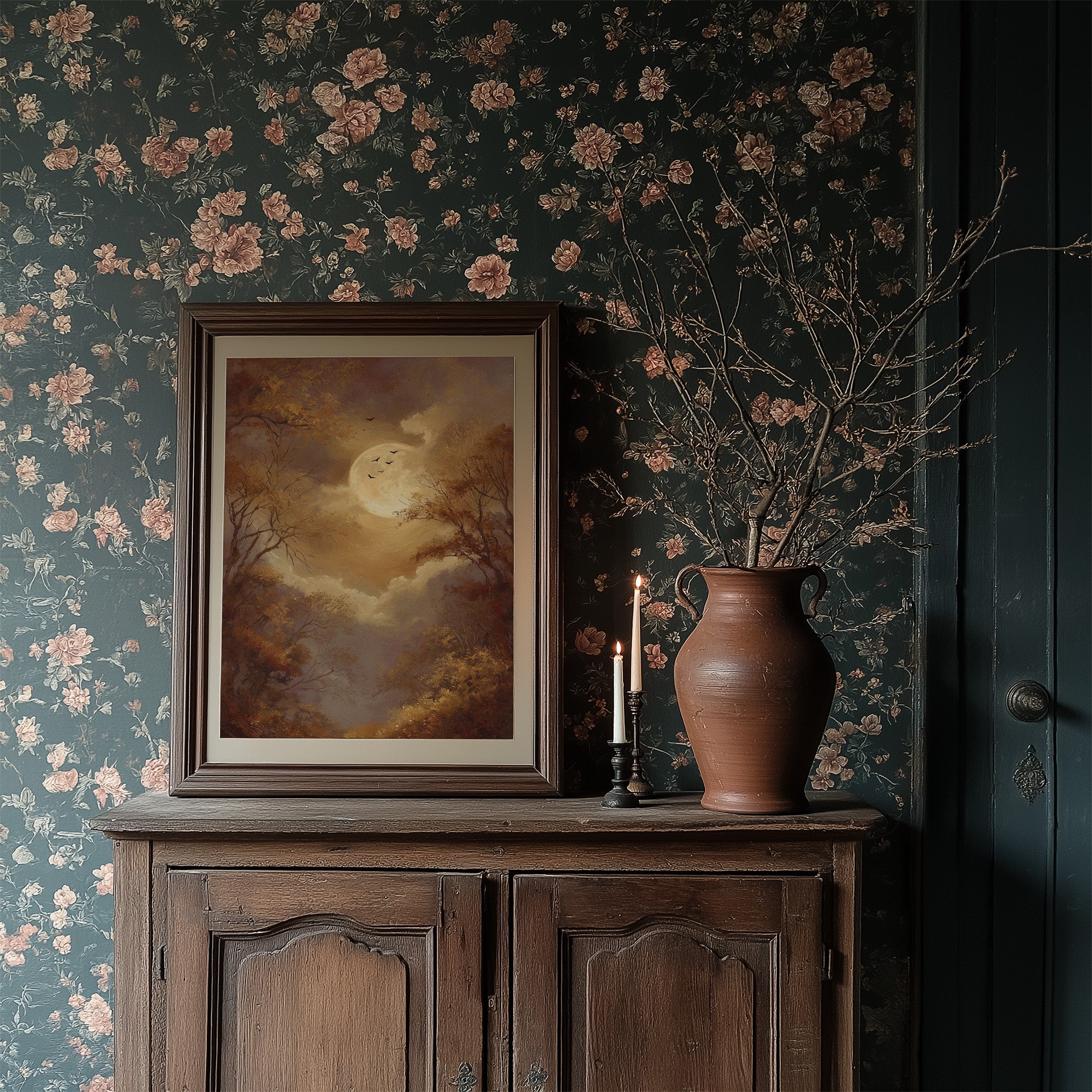 Amber Moon Calls Night Birds