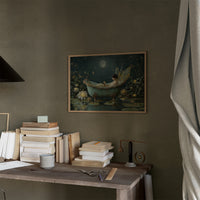 Moonlit Bathing Among Lotus Blooms