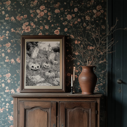 Midnight Grins Among Stone Memories