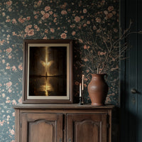 Divine Light Breaks Through Forest