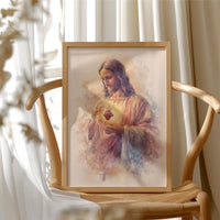 Sacred Heart In Gentle Light