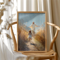 Golden Path To Outstretched Arms