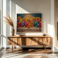 Ancient Mosaic Among Modern Pages