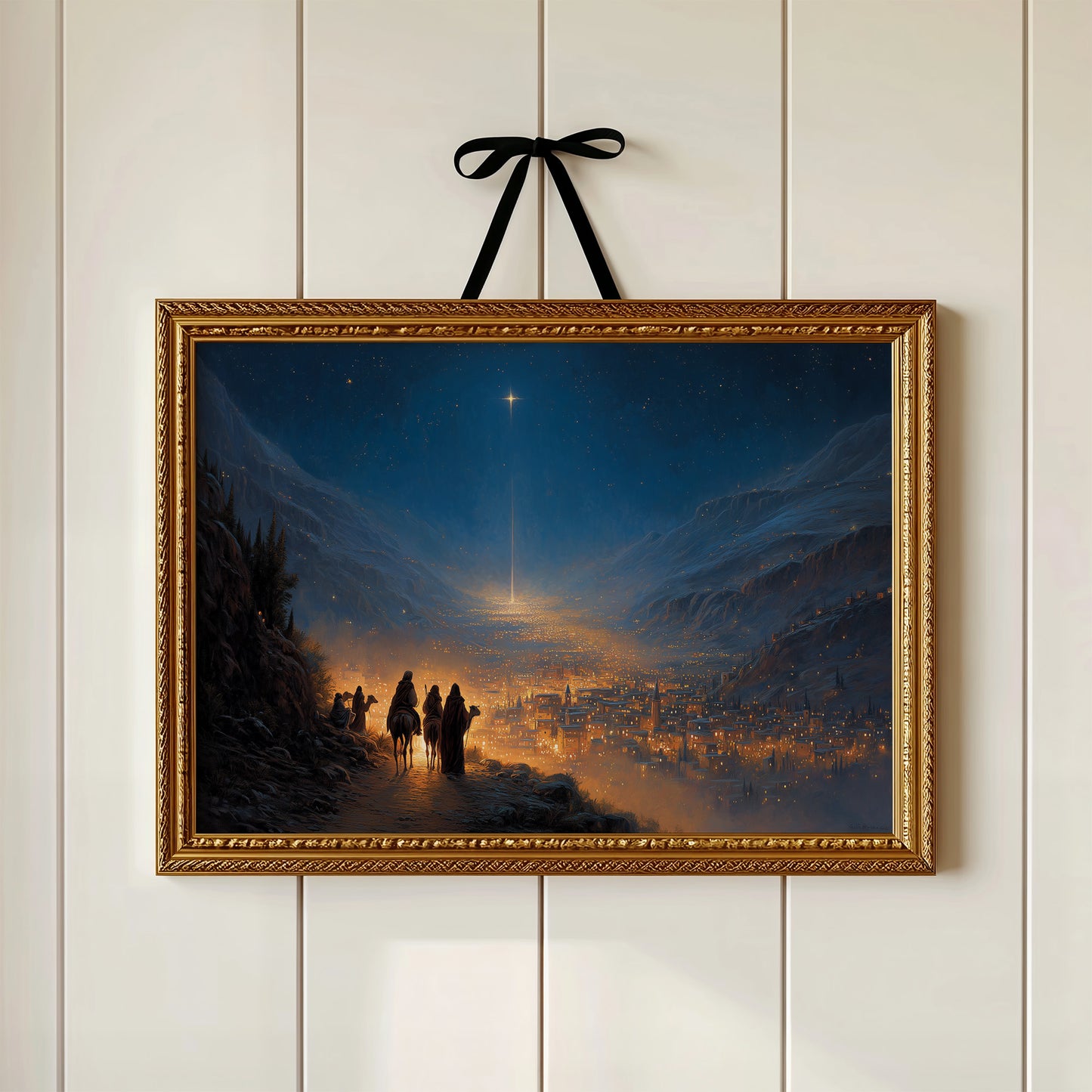 Ancient Journey Under Starlit Skies