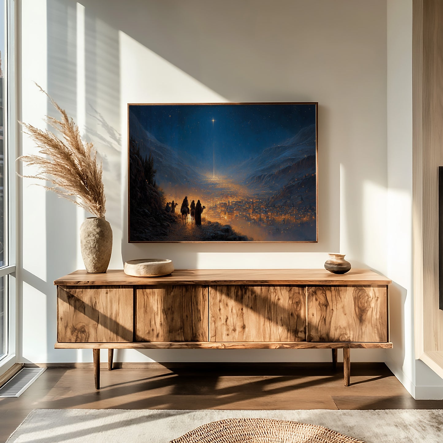 Travelers Follow The Celestial Guide