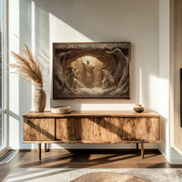 Light Emerges From Stone Depths