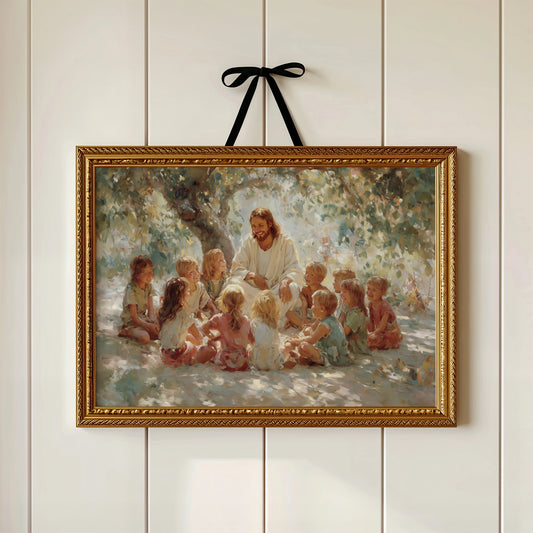 Gathered In Dappled Garden Light