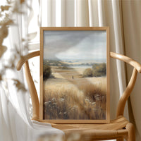 Solitude Calls Across Golden Fields