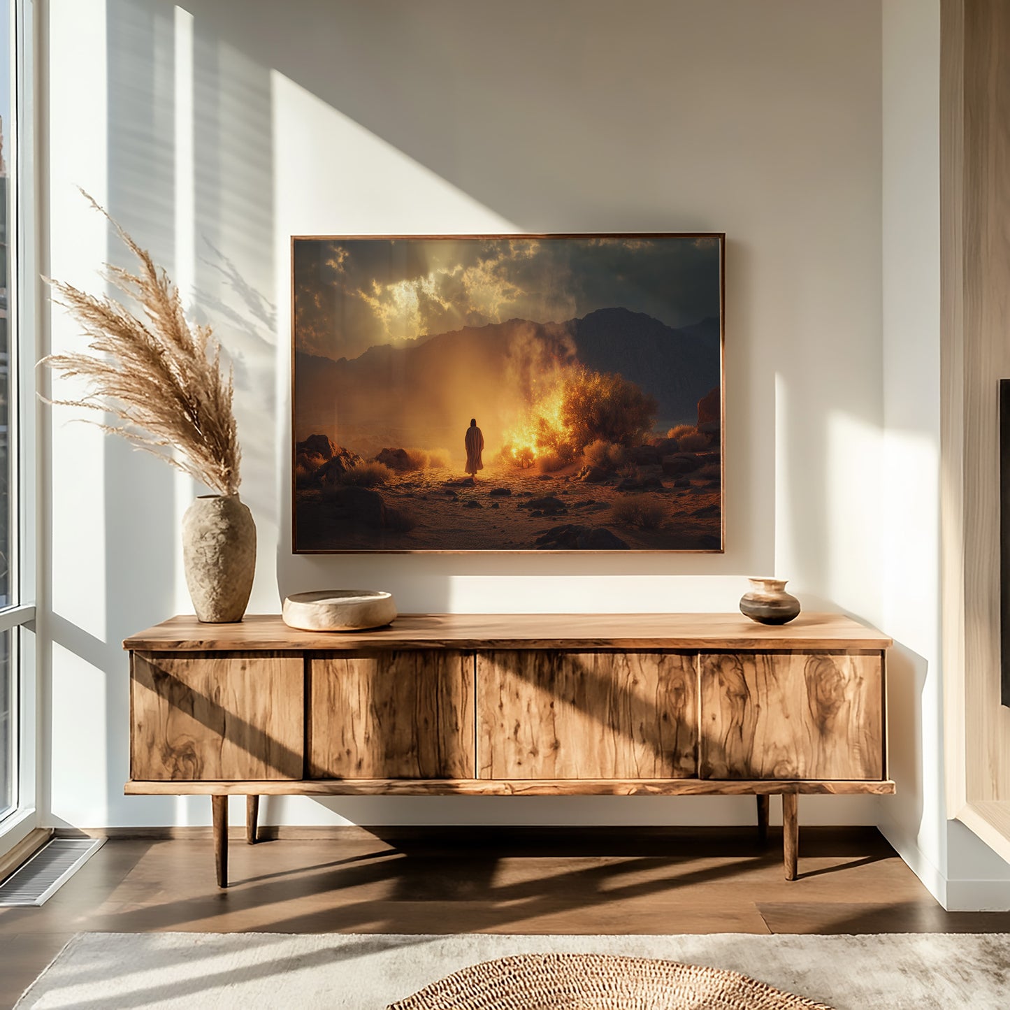 Pilgrim Faces The Sacred Flame