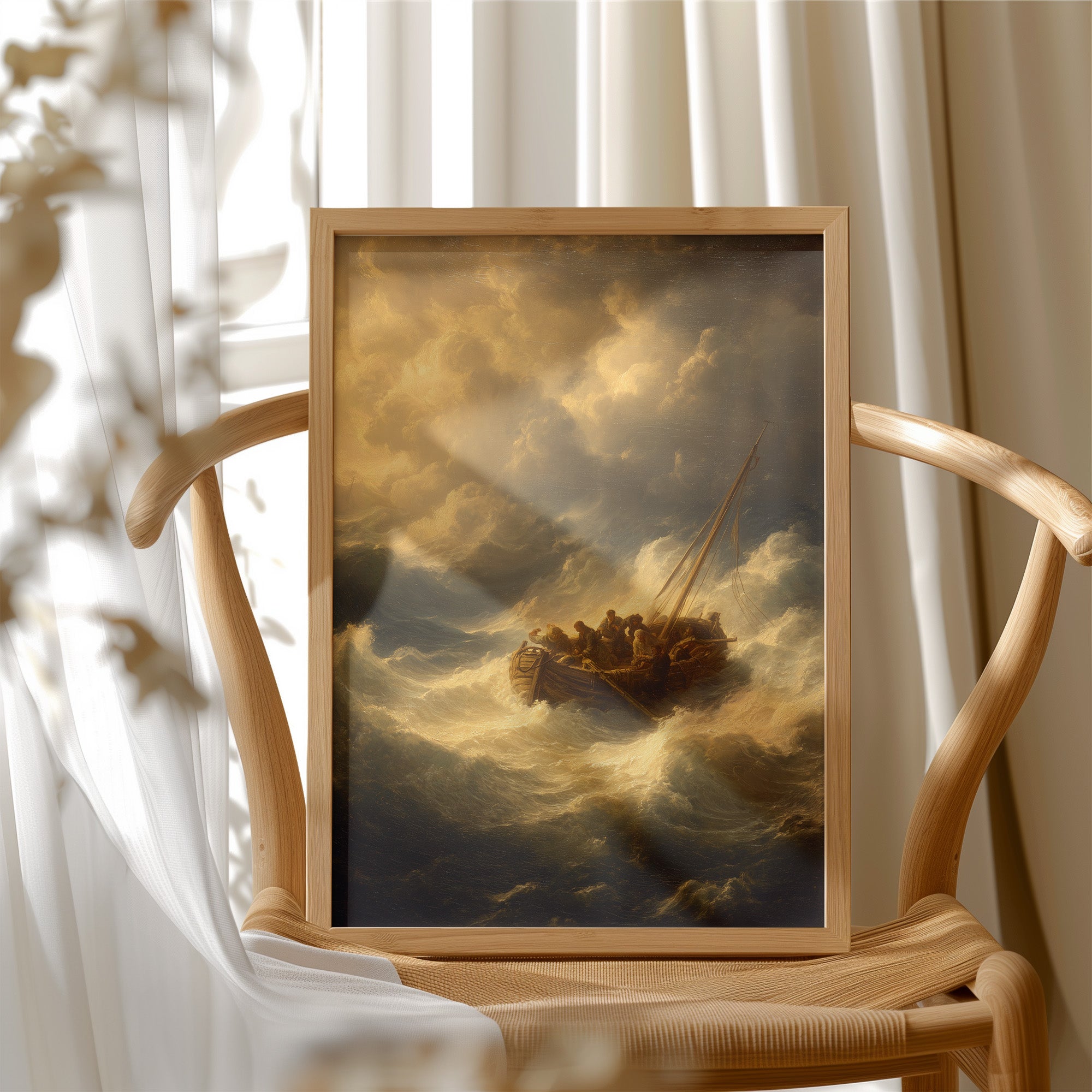 Sailors Brave The Tempest's Fury