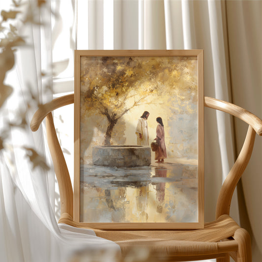 Golden Encounter By Ancient Waters