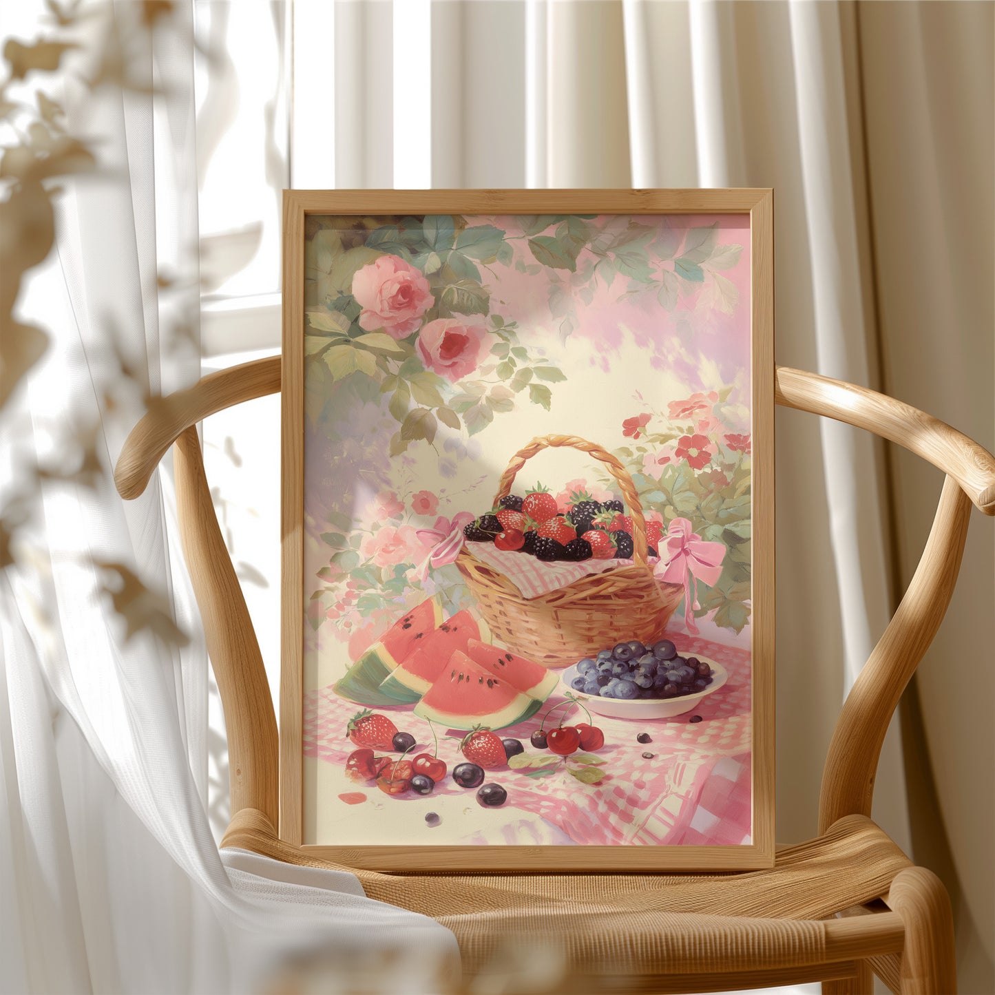 Summer Picnics On Gingham Days