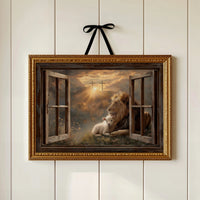 Lion And Lamb Under Heaven's Light