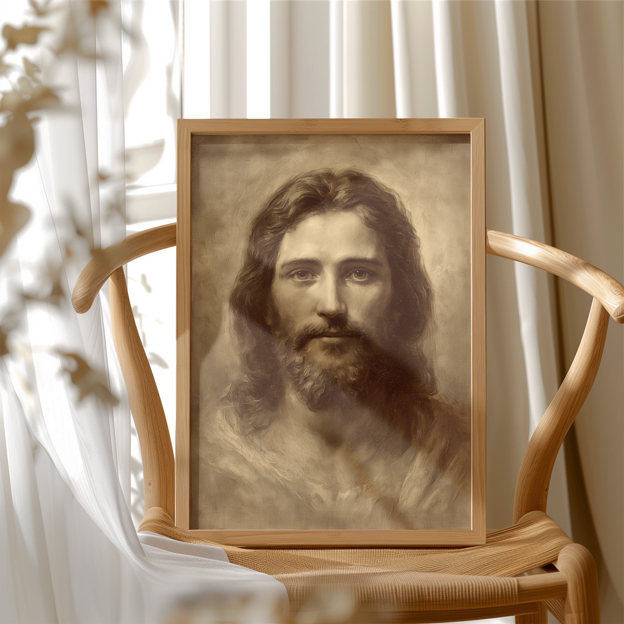 Rustic Table Holds Timeless Portrait