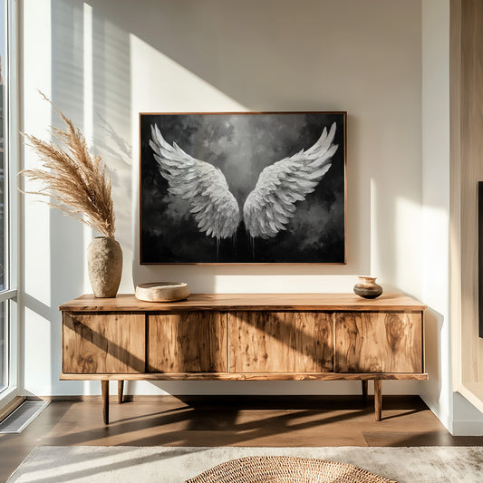 Wings Against Stormy Skies