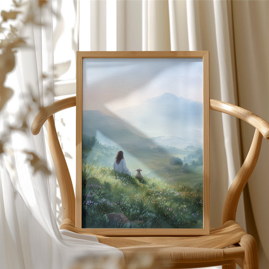 Meadow Mornings With Loyal Friend