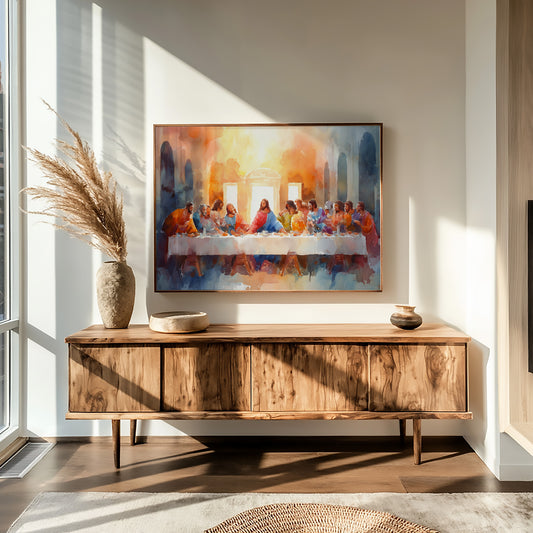 Sacred Gathering In Amber Light