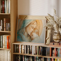 Tender Moments In Aqua Gold