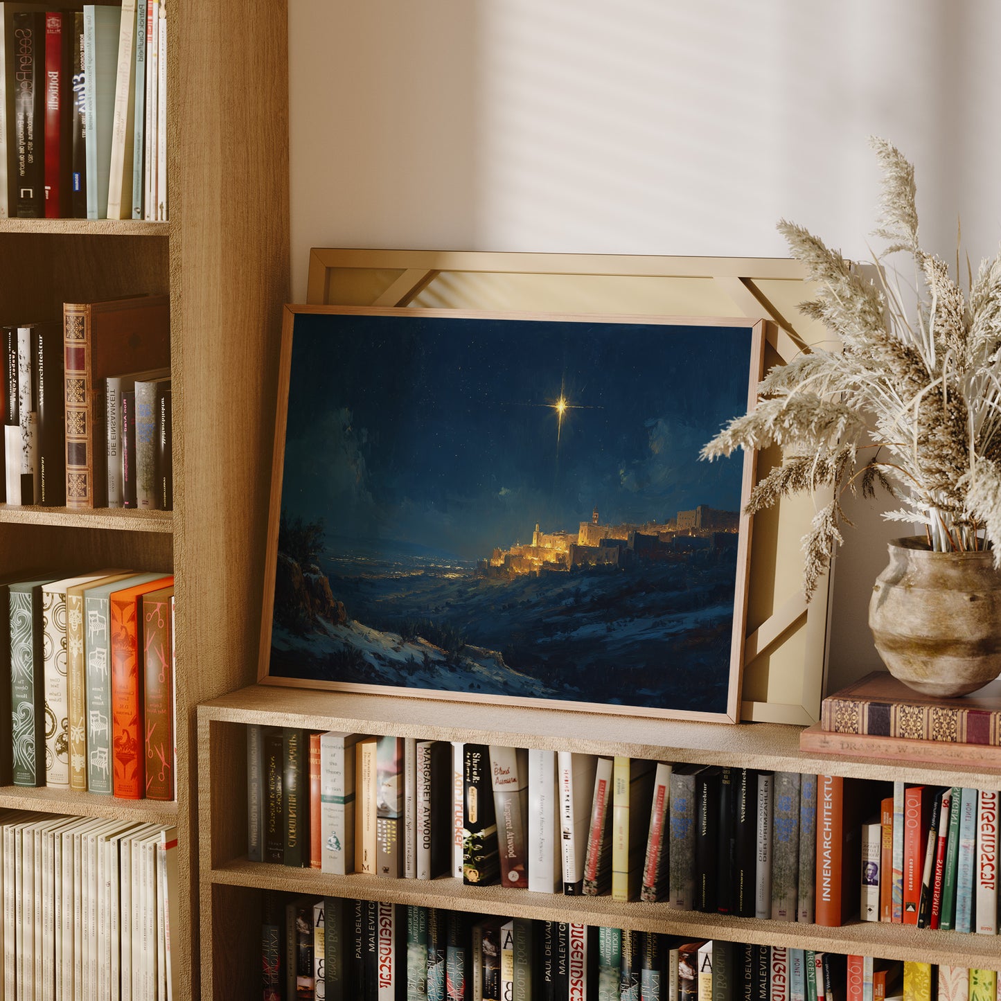 Ancient City Under Celestial Light