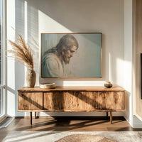 Quiet Portrait Among Beloved Pages