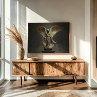 Wings Ascend From Ancient Stone