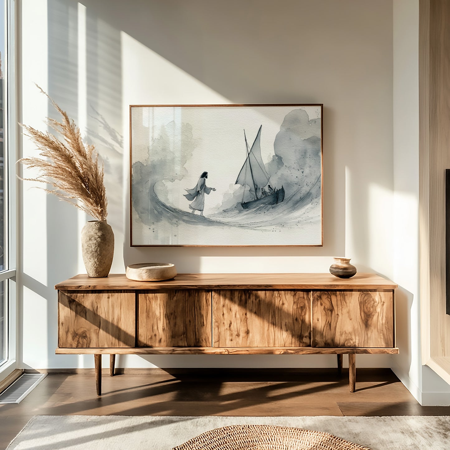 Faith Walks Upon Stormy Waters